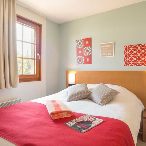Apartement 6 Personen - - 1 Schlafzimmer + 1 Schlafalkoven - Gartenblick