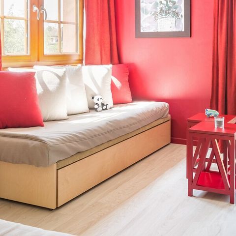 Wohnung 6 personen - - 1 Schlafzimmer + 1 Schlafalkoven - Gartenblick