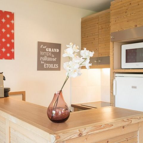 Wohnung 6 personen - - 1 Schlafzimmer + 1 Schlafalkoven - Gartenblick