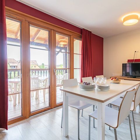Wohnung 7 personen - - 2 Schlafzimmer - Duplex - Gartenblick