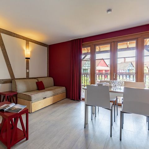 Wohnung 7 personen - - 2 Schlafzimmer - Duplex - Gartenblick