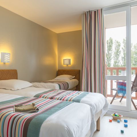 Apartement 5 Personen - - 1 Schlafzimmer - Terrasse oder Balkon