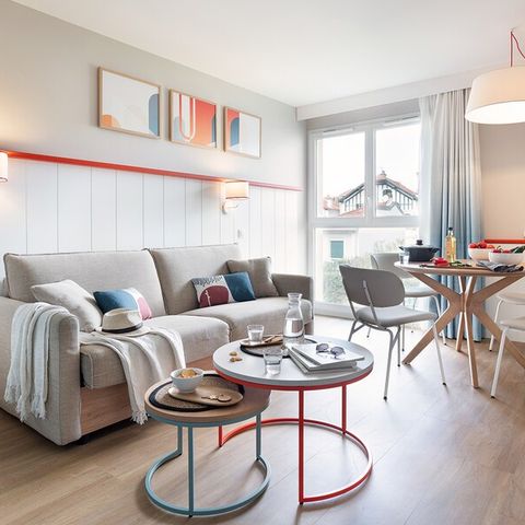 Apartement 4 Personen - - 1 Schlafzimmer - Gartenblick