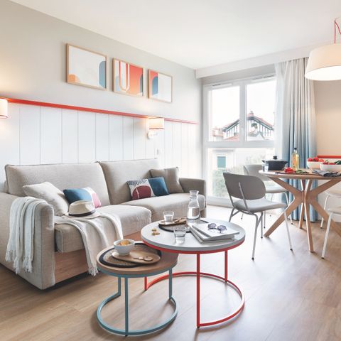 Wohnung 4 personen - 1 Schlafzimmer - Gartenblick