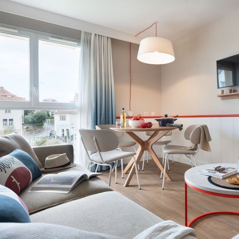 Wohnung 4 personen - 1 Schlafzimmer - Gartenblick