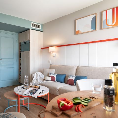 Wohnung 4 personen - 1 Schlafzimmer - Gartenblick