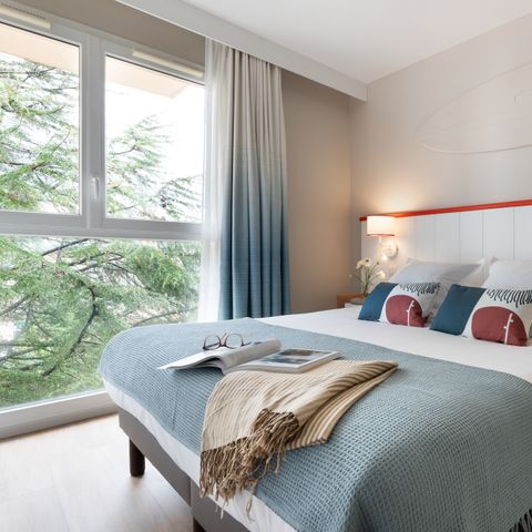Wohnung 6 personen - 1 Schlafzimmer - 1 Schlafalkoven - Gartenblick