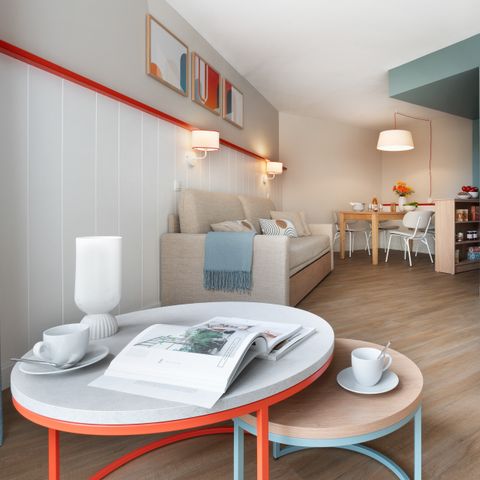 Wohnung 6 personen - 1 Schlafzimmer - 1 Schlafalkoven - Gartenblick
