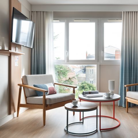 Wohnung 6 personen - 1 Schlafzimmer - 1 Schlafalkoven - Gartenblick