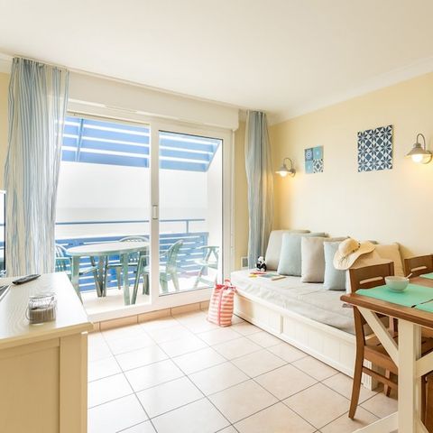 Apartement 4 Personen - 1 Schlafzimmer - Balkon - Meerblick
