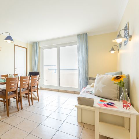 Wohnung 6 personen - 2 Schlafzimmer - Balkon - Meerblick