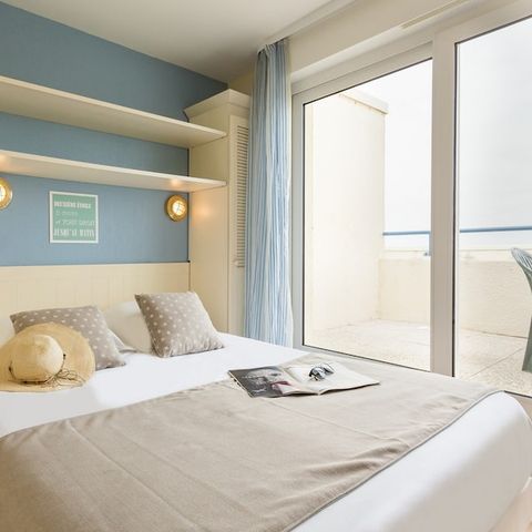 Apartement 6 Personen - 2 Schlafzimmer - Balkon - Meerblick