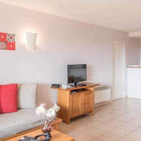 Apartement 7 Personen - 1 Schlafzimmer + 1 Schlafalkoven - Golfblick