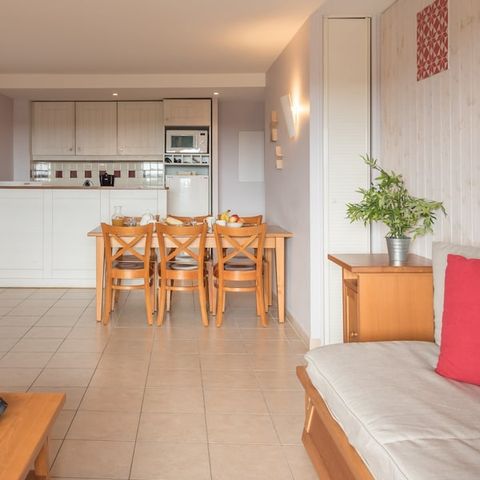 Apartement 7 Personen - 1 Schlafzimmer + 1 Schlafalkoven - Golfblick