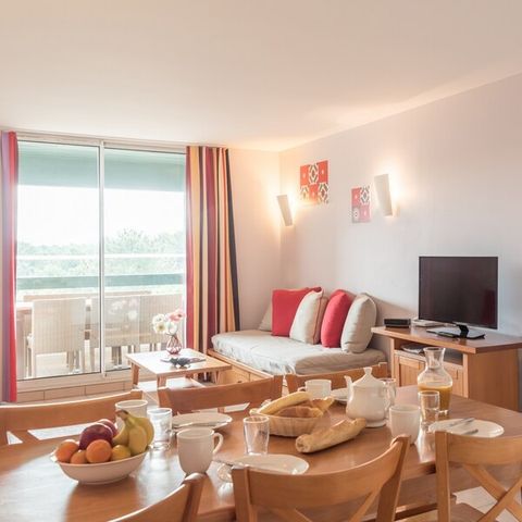 Wohnung 7 personen - - 1 Schlafzimmer + 1 Schlafalkoven - Golfblick