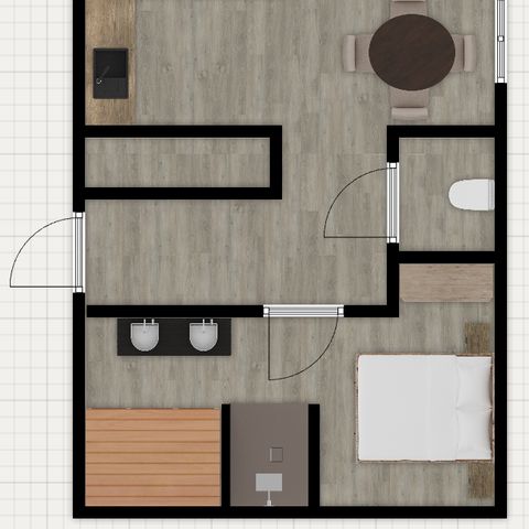 Bungalow 2 Personen - Terrassenlodge mit Sauna und Whirlpool