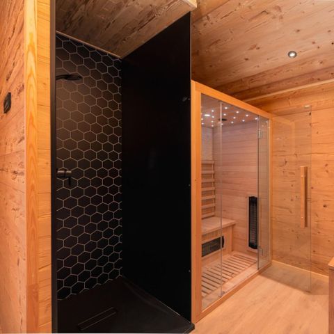 Bungalow 2 Personen - Terrassenlodge mit Sauna und Whirlpool