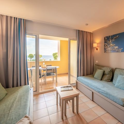 Wohnung 4 personen - - 1 Schlafzimmer - Terrasse oder Balkon - Meerblick