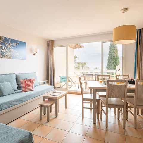 Wohnung 6 personen - 1 Schlafzimmer - 1 Schlafalkoven - Terrasse oder Balkon