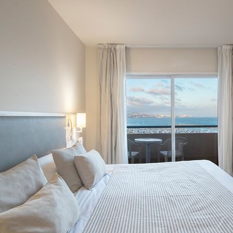 Apartement 2 Personen - Junior Suite Balkon - Meerblick - 1 Schlafzimmer