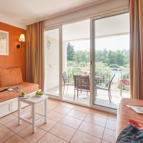 Apartement 5 Personen - - 1 Schlafzimmer - Terrasse oder Balkon - Poolblick - Klimatisiert