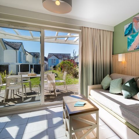 Bungalow 4 Personen - - 1 Schlafzimmer - Terrasse