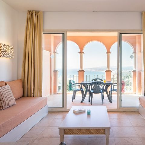 Wohnung 4 personen - 1 Schlafzimmer - Balkon - Meerblick