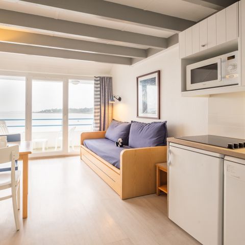 Wohnung 4 personen - - 1 Schlafzimmer - Duplex - Balkon