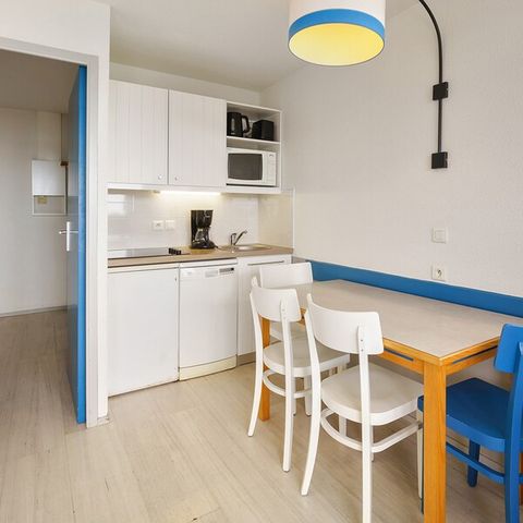 Studio 4 personen - 1 Schlafnische - Balkon - Meerblick