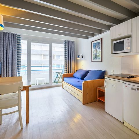 Wohnung 4 personen - - 1 Schlafzimmer - Duplex - Balkon