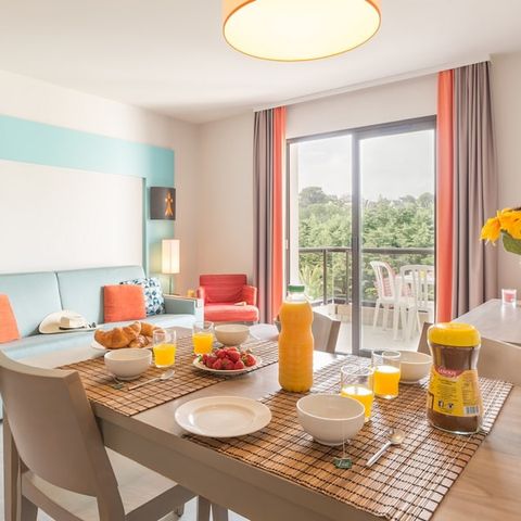 Apartement 5 Personen - - 1 Schlafzimmer - Terrasse oder Balkon