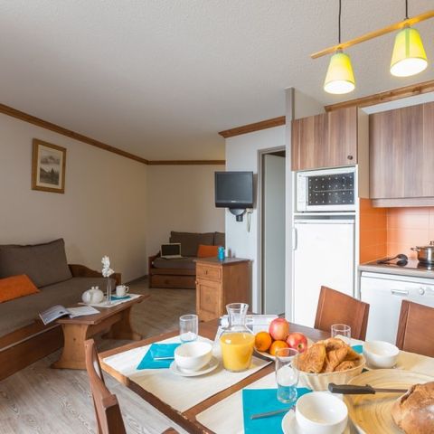 Studio 6 personen - 1 Schlafbereich - Guter Plan