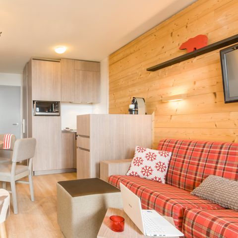 Wohnung 4 personen - - 1 Schlafzimmer - Balkon - Bergblick