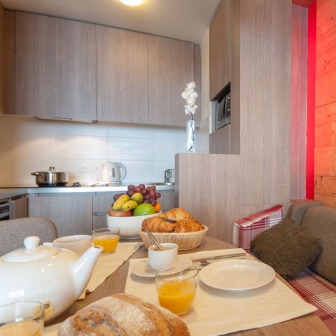Wohnung 4 personen - - 1 Schlafzimmer - Balkon - Bergblick