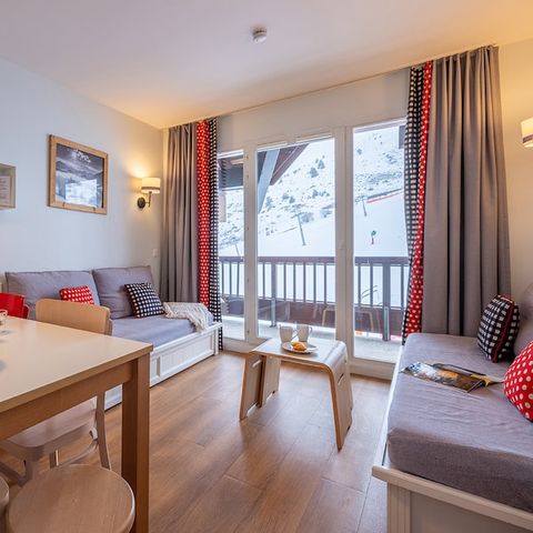 Wohnung 6 personen - 1 Schlafzimmer - 1 Schlafbereich - Bergblick