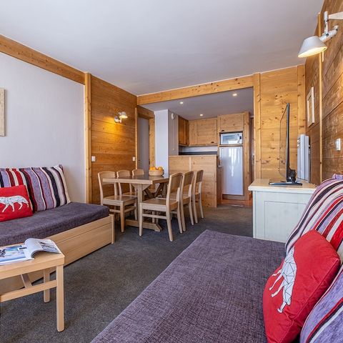Wohnung 6 personen - - 1 Schlafzimmer + 1 Schlafalkoven - Bergblick - Südlage