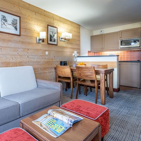 Wohnung 4 personen - 1 Schlafzimmer - Balkon - Bergblick