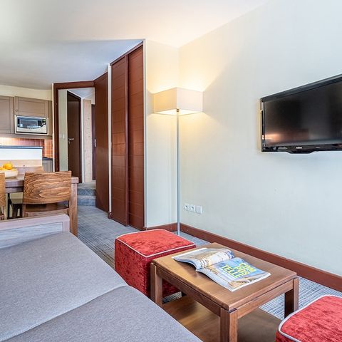 Wohnung 4 personen - 1 Schlafzimmer - Balkon - Bergblick