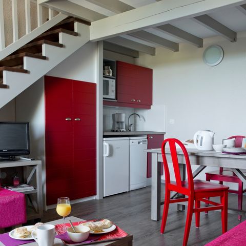 Studio 4 personen - 1 Hochparterre