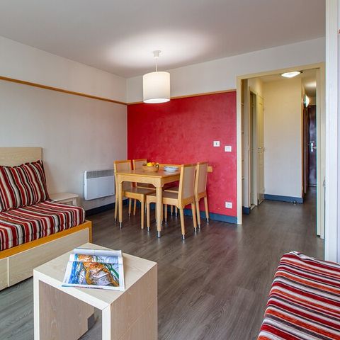 Wohnung 5 personen - 1 Schlafalkoven - Terrasse oder Balkon