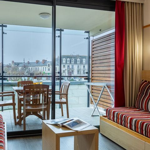 Wohnung 5 personen - 1 Schlafalkoven - Terrasse oder Balkon