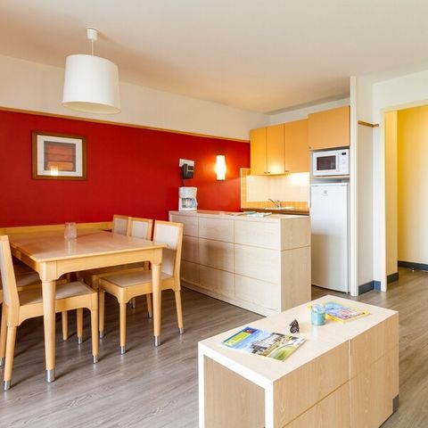Wohnung 6 personen - 1 Schlafzimmer - 1 Schlafalkoven - Terrasse oder Balkon