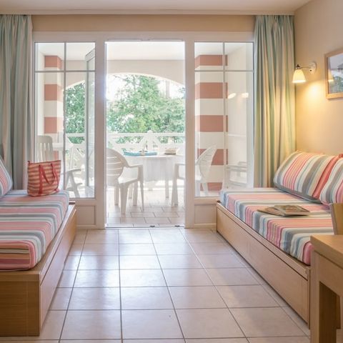 Apartement 5 Personen - - 1 Schlafzimmer - Terrasse oder Balkon