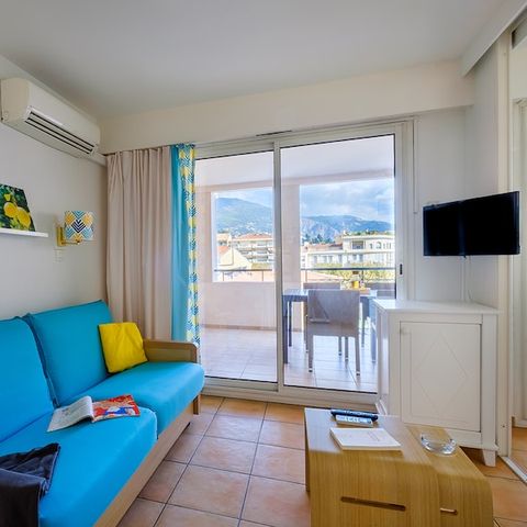 Studio 4 Personen - Studio - 1 Schlafalkoven - Balkon - Gartenblick