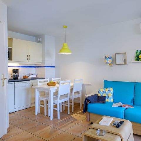 Studio 4 Personen - Studio - 1 Schlafalkoven - Balkon - Gartenblick