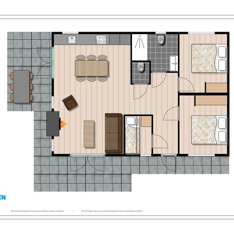 Chalet 6 Personen - Leijhoeve Wellness (Heilbad)