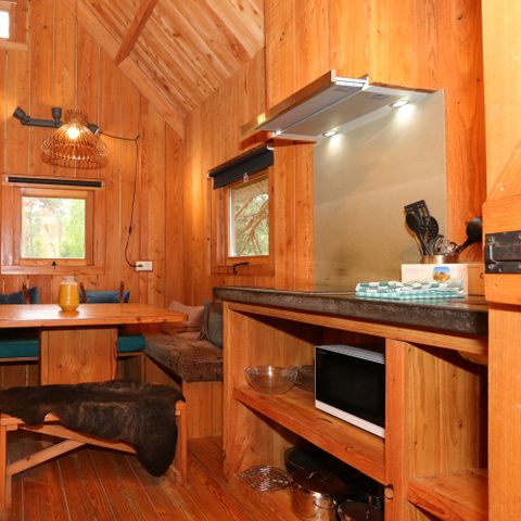 Unterkunft 5 personen - Hobo-Hütte auf Höhe 5