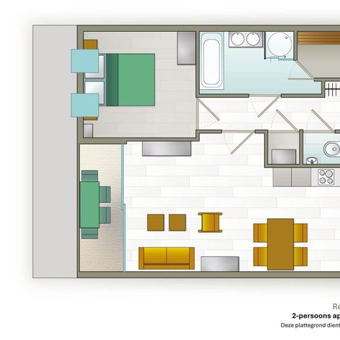 Apartement 2 Personen - Mit Sauna