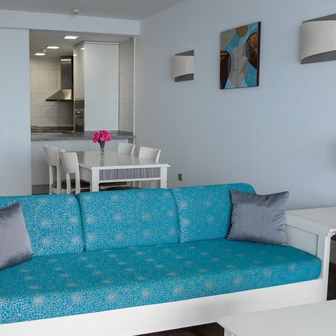 Wohnung 4 personen - 1 Schlafzimmer - Blick auf den Pool