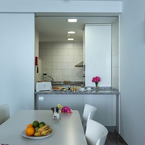 Wohnung 4 personen - 1 Schlafzimmer - Blick auf den Pool